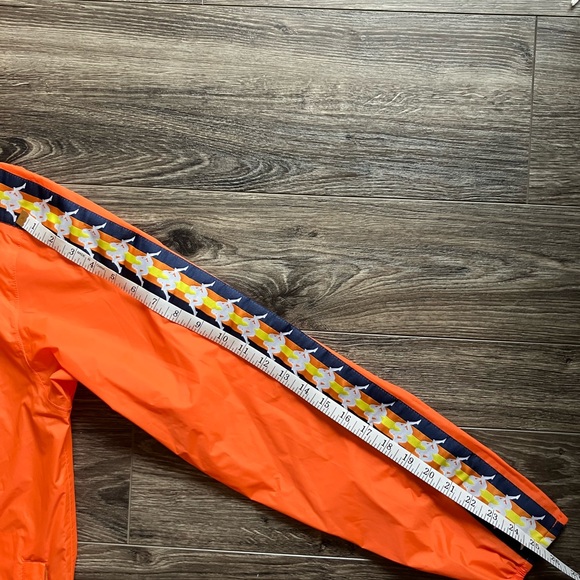 Kappa X K-Way Orange Windbreaker Mens M - Picture 3 of 7